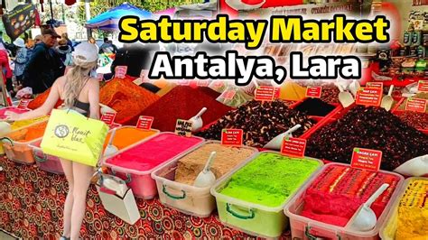 antalya saturday market.